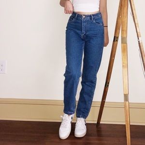 Zara high waisted denim jeans